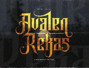 Avalen Rekas font