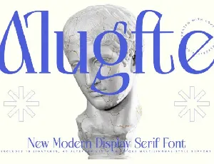 Alugfte font