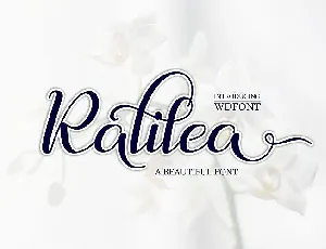 Ralilea Script font