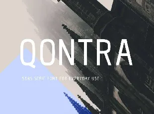 Qontra font