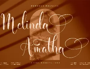 Melinda Amatha font