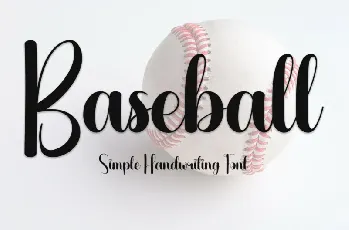 Baseball Script Typeface font