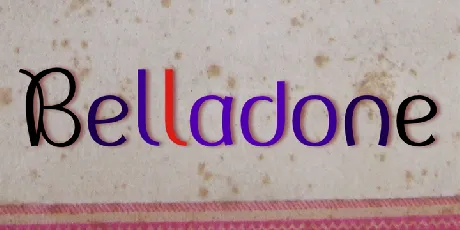 Belladone font