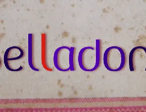 Belladone font