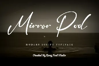 Mirror Pool font