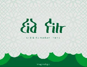 Eid Fitr font