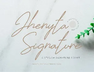 Jhenyta font