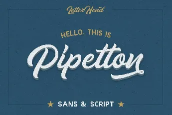 Pipetton font