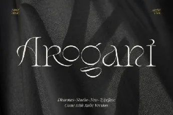 Arogant Typeface font