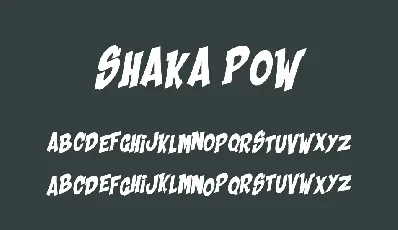 Shaka Pow Family font