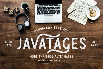 Javatages Typeface font