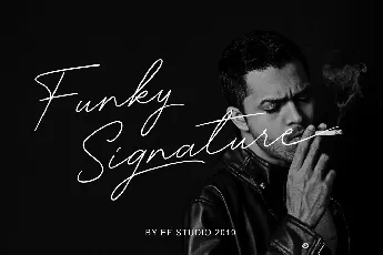 Funky Signature font