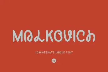 Malkovich Demo font