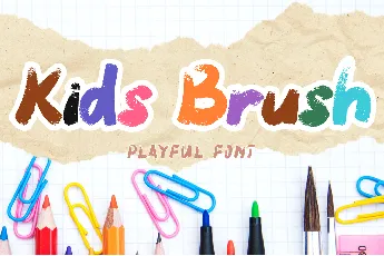 Kids Brush font