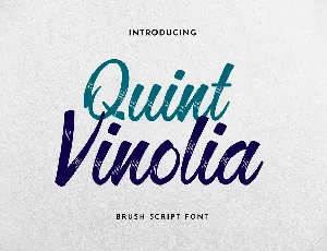 Quint Vinolia font