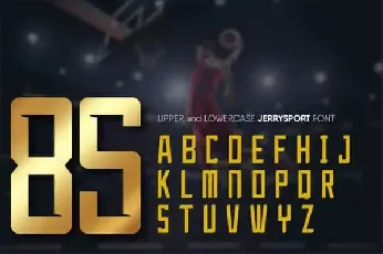 JerrySport Display font