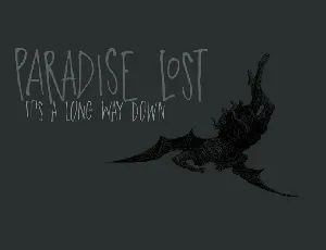 DK Paradise Lost font