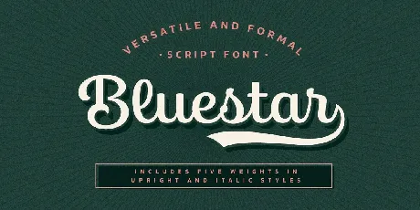 Bluestars font
