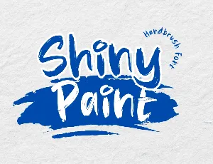 Shiny Paint font