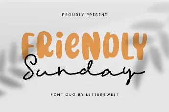 Friendly Sunday Script font