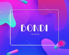 Bondi font