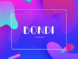 Bondi font