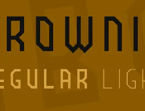 BROWNIE font