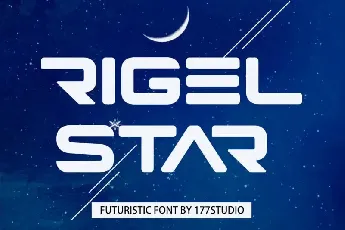 Rigel Star Futuristic font