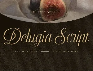 Delugia Script font