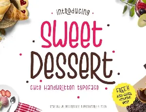 Sweet Dessert Script font