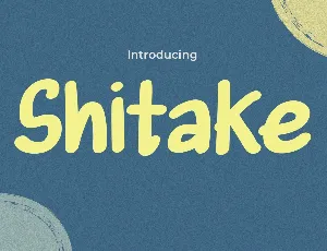 Shitake font