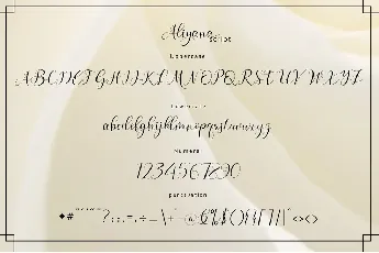 Aliyana font