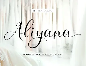 Aliyana font