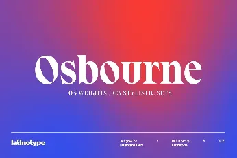 Osbourne font