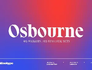 Osbourne font