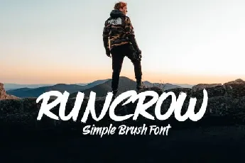 Runcrow Brush font