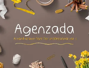 Agenzada Demo font