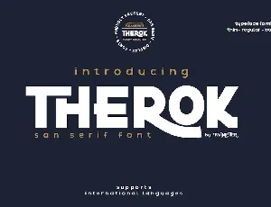 Therok font