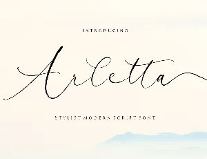 Arletta font