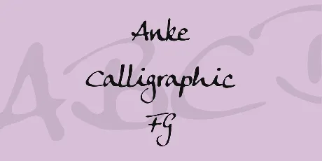 Anke Calligraphic FG font