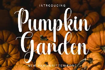 Pumpkin Garden font