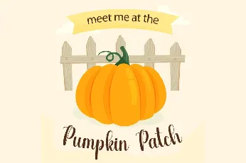 Pumpkin Garden font