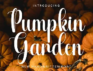 Pumpkin Garden font