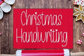 Christmas Handwriting Typeface font