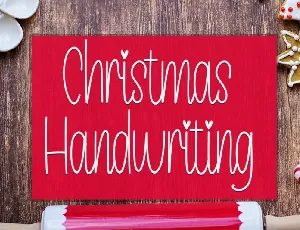 Christmas Handwriting Typeface font