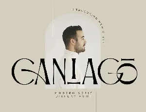 Caniago Serif font