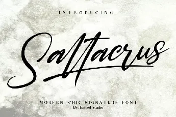 Saltacrus Script font