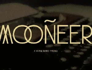 Mooneer font