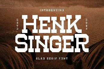 Henk Singer font