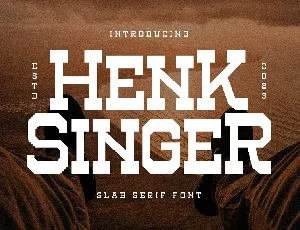 Henk Singer font